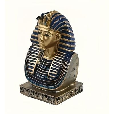 Piramide farao beeldje - met oude Egyptische motieven en tekstsnijwerk, ideaal voor huisdecoratie 1pc