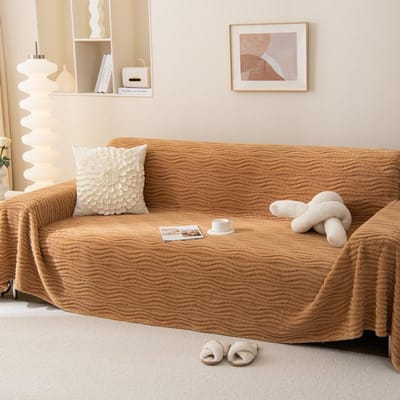 Verdikken Bankhanddoek Pluche Bankhanddoek Bankovertrek Universeel Anti-kattenkrab Volledig Pakket Bankdeken Woonkamer 1/2/3/4-zits 180x130cm1pcs