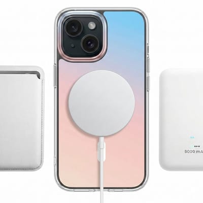 3mk, Hoesje Geschikt Voor iPhone 14 / 13 Magnetisch Holografisch, Meerkleurig