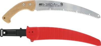 ARS UV-32E-W Professionele Snoeizaag – 320 mm – Houten Handvat – Met Holster