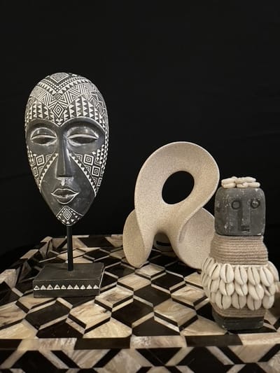 Wants&Needs Ornament Mask Bruin 13 X 7.5 X 32.5