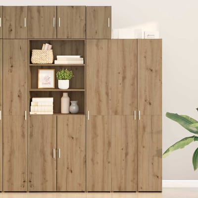 vidaXL - Wandkast - Artisan - Eiken - 30 - x - 42,5 - x - 39,5 - cm - Bewerkt - hout
