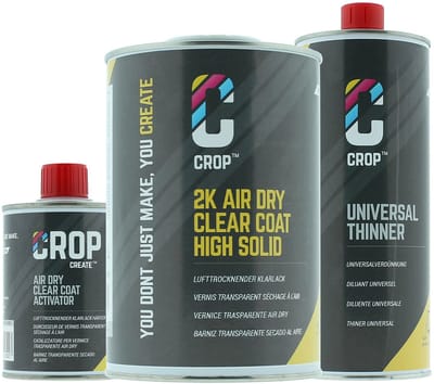 CROP 2K Luchtdrogende Blanke Lak - ACTIESET 2,5 liter