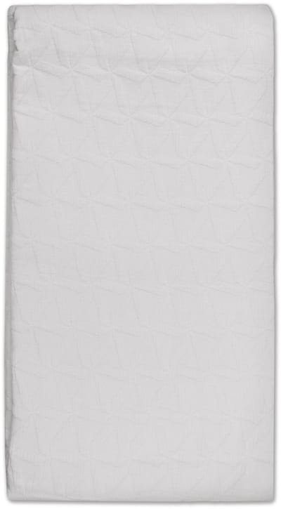 Yellow Bed Sprei Rombo - Bedsprei Eenpersoons - 100% Katoen - 180x260 cm - Wit