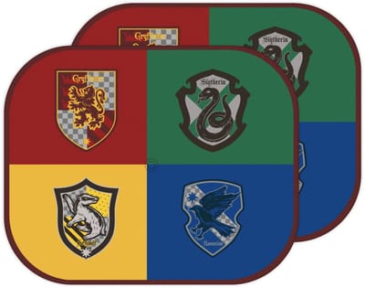 Harry Potter Houses zonnescherm voor raam 2 pcs