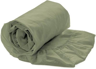Heckettlane Hoeslaken Elementi - Onderlaken 1 persoons - 90x200 cm - 100% Katoen-Satijn - Groen