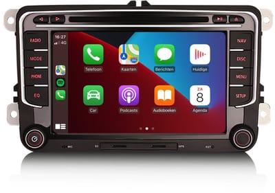 Carplay autoradio voor Volkswagen Transporter Multivan T6 | 2015 t/m 2019 | Android 13 | Draadloos Apple Carplay & Android auto | 4GB + 64GB | 8-Core processor | Cartronix | 2025 model | Bluetooth & Wifi