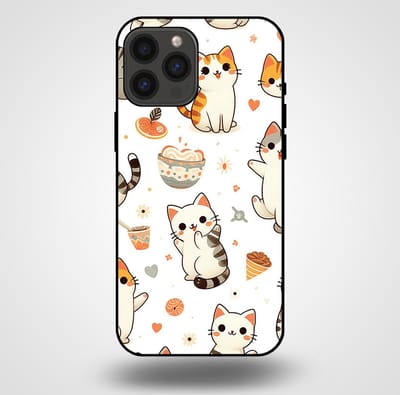 Smartphonica Telefoonhoesje voor iPhone 13 Pro Max met katten opdruk - TPU backcover case katten design geschikt voor iPhone 13 Pro Max