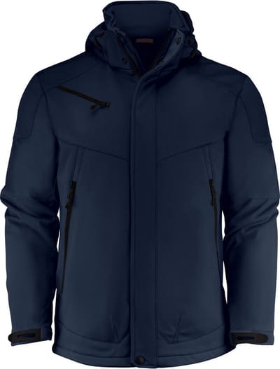 Printer JACKET SOFTSHELL SKELETON 2261035 - Donker marine - S