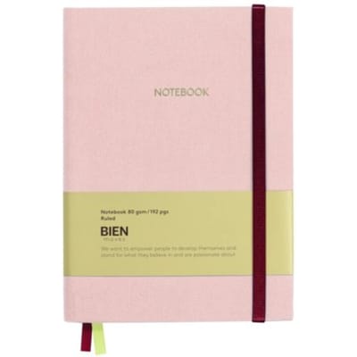Bien moves notitieboekje, lichtroze