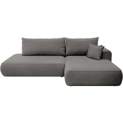 Hoekbank met slaapfunctie Fermizzi rechts chenille | Selsey Design