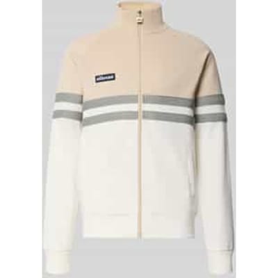 Trainingsjack met labelpatch en opstaande kraag model 'RIMINI'