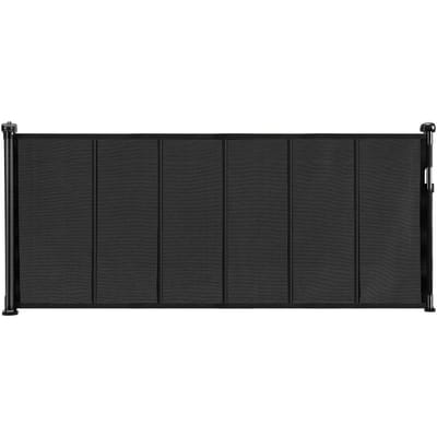 Barrière de sécurité rétractable pour bébé 870 mm de haut S'étend jusqu'à 1800 mm de large Enfants Animaux Noir