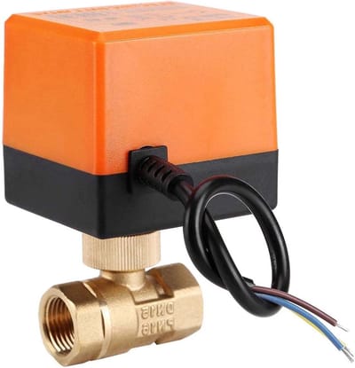 Motorized 2-Way Ball Valve met 3-Wire Aansluiting van Messing voor Efficiënte Flow Control en Zonne-energie Toepassingen