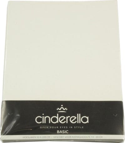 Hoeslaken Cinderella katoen naturel