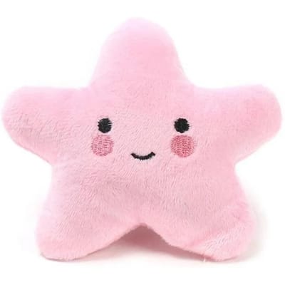 Jouets pour animaux de compagnie Jouets sonores en peluche Pentagramme Jouets à mâcher pour animaux de compagnie Jouer Amusant Chiot mignon Chiens Chats Jouets couinants Fournitures pour animaux de compagnie Accessoires rose