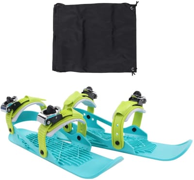 Allecto - Korte skischaatsen - Kinderen - Veilig en verstelbaar - Meerkleurig - Wintersportuitrusting - Buitenactiviteiten - Sneeuwschaatsen