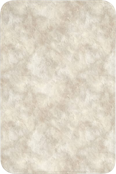 Badmat 60x90 cm - Antislip - Beige - Reliëfstructuur - Natuursteen - Badmatten voor badkamer - Badkamermat - Douchemat - Badkamer mat