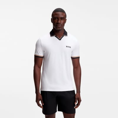 BOSS Serve 2 Polo Heren-wit