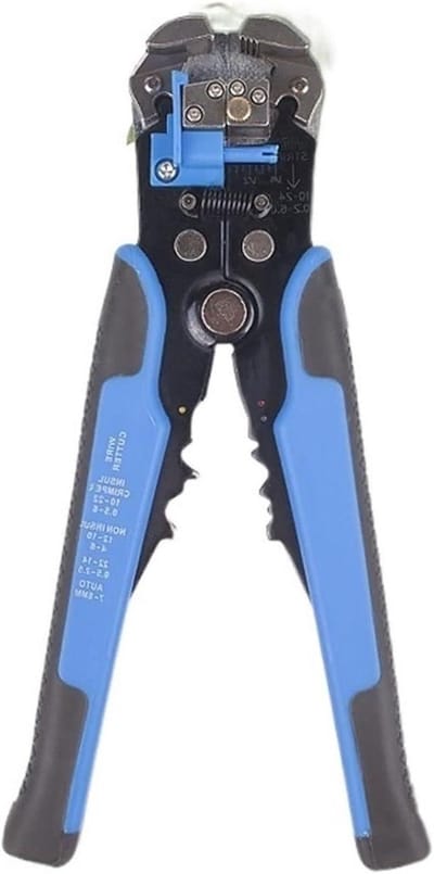 Draadstripper Krimptang - Multifunctioneel Gereedschap - Elektrische Installaties - Geïntegreerde Stripper Krimper - 1.0 Gram - Zwart