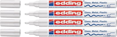 Lakmarker M punt - Creatieve stift - Decoratief schrijven - Hittebestendig tot 400°C - 1-2 MM - Wit