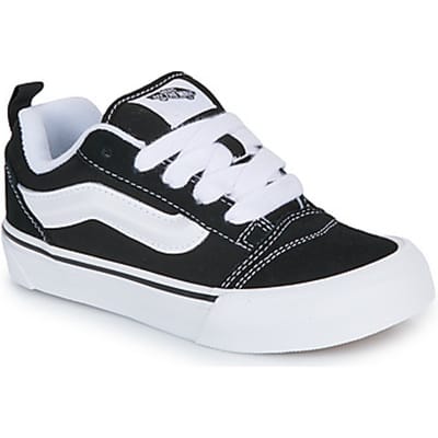 Vans Knu Skool Peuterschoenen - Zwart - Maat 27.5 - Leer