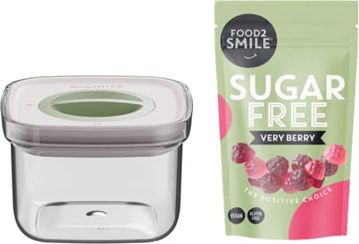 & FRIENDS | Food2Smile + Smart Seal 0.40L Very Berry 90g - Transparant -