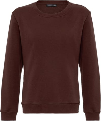 Dames Sweater Ronde Hals Comfortabel Basic Sweatshirt Katoen Mix
