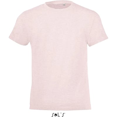 SOL'S Kids´ Round Collar T-Shirt Regent Fit L149K - Heather Pink - 2 Jahre (86/94)