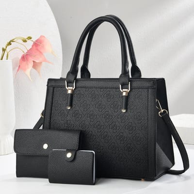 Sac à bandoulière tendance tout-en-un, nouvelle collection, sac à fleurs à pression, de grande capacité, à la mode, trois pièces .