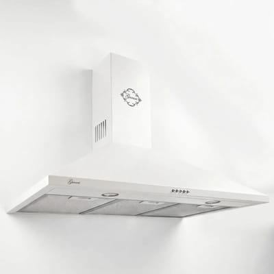 Wandafzuigkap GCH C 147 WH 9 N Afzuigkap 90 cm 1000 m³/u Wit