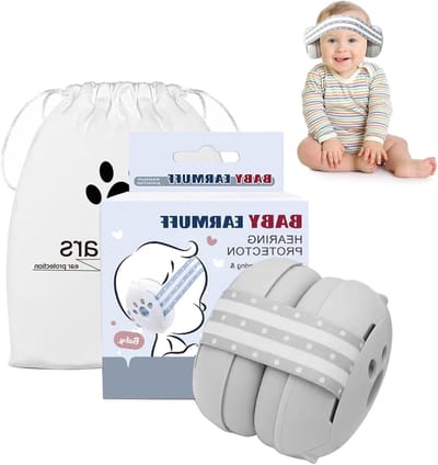 Allecto Plus - 2-in-1 gehoorbescherming voor baby's - verstelbare hoofdband - veilige gehoorbescherming - luide evenementen - bescherming voor zuigelingen en peuters