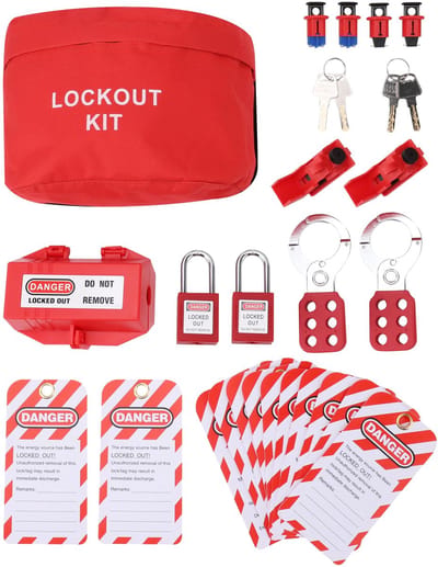Dailygoods - Lockout Tagout Set met Hangslot en Kabelbinders