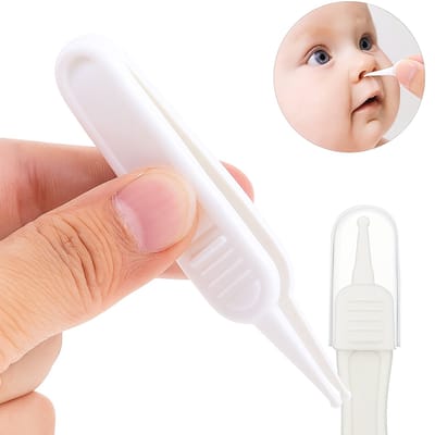 Snotpincet Baby I Neusreiniger I Neuspeer I Nose Cleaner I Snot Verwijderen I Met Dopje I Wit