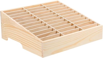 Mobiele Telefoon Opbergbak met 36 Vakken, Houten Organizer voor Kantoor en School, Ideaal voor Opberging en Beheer van Telefoons en Accessoires