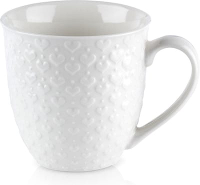 Mok Keramiek Harten 580 ml - Koffiemok - Theebeker - Koffie - Beker