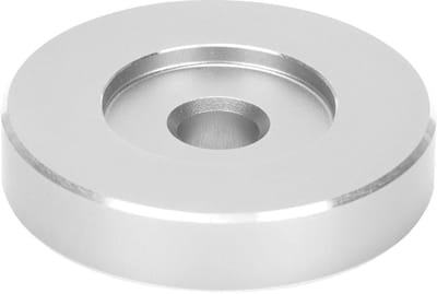 SPHProducts - Adapter voor Platenspeler - Vinylplaten Adapter - Verbeter de geluidskwaliteit - Zwart - Geschikt voor Groot Gat Platen - Perfecte oploss...