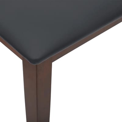 Comfortabele Bank van Massief Hout - Bruin Stof