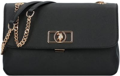 U.S. POLO ASSN. Schoudertas Jones Flap Crossbody Bag Black Zwart