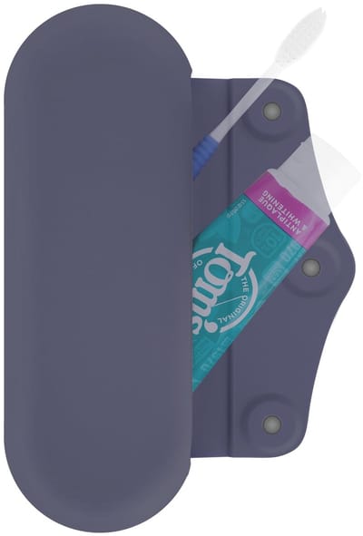 Dailygoods - Handmatige Tandenborstel Reiskoffer met Magnetische Sluiting - Voor Colgate en Oral-B Tandenborstels