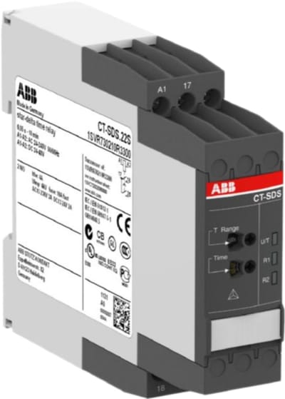 ABB 1SVR730210R3300 CT-SDS.22S Tijdrelais Multifunctioneel 1 stuk(s) Tijdsduur: 0.05 s - 300 h 1x NO, 2x NO Piece