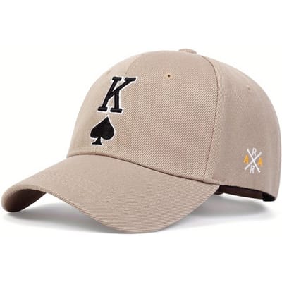 Mode Hip Hop K Letter honkbalpet Hip Hop Snapback Hoed Poker Geborduurd Golf Hoeden Buitensporten Vrijetijds Petten Papa Petten