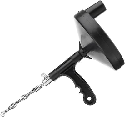 Afvoer Ontstopper - Pijp Reiniger - Verstopte Afvoer - Flexibele Staalkabel - 4 Meter - Zwart