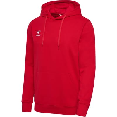Hummel Herren Hoodie met Kangoeroezak en Logo-borduursel.