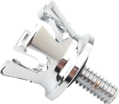 Verstelbare 1/4" Zitting Schroeven met Kroonontwerp en Duwmoeren Vervanging voor Harley Motoren - Zilver en Duurzaam