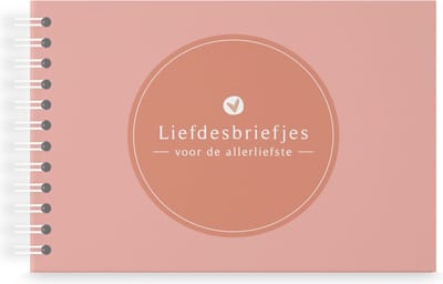 Fyllbooks - Liefdesbriefjes voor Partner - Notitieboekje Koppels - Relatie Cadeau Valentijn - 50 Uitscheurbare Blaadjes - Ringband