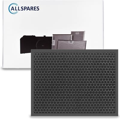 AllSpares NanoProtect Koolstoffilter voor Luchtreiniger geschikt voor Philips FY3432/10 (370x290x10mm)
