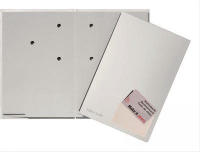 Pagna 24205-14, Vloeiboek, A4, Grijs, 1 vakken, Visitekaartje, 240 mm