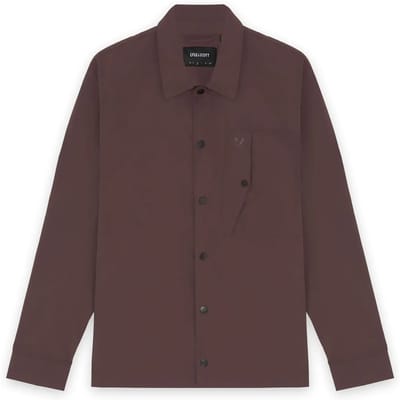 Gekreukt nylon overshirt Lyle & Scott