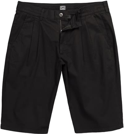 STHUGE - Heren - bermuda extra wijde Baggy Fit twill 5-pocket tot 72 - Zwart - Maat 70
